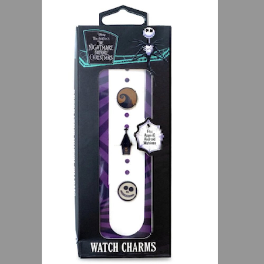 NEW Nightmare Before Christmas 3 Smart Watch CHARMS Jack Zero Sprial Hill Disney